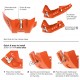 Protectie motor POLISPORT PERFORMANCE 8468800002 Orange Protectie motor POLISPORT PERFORMANCE 8468800002 Orange