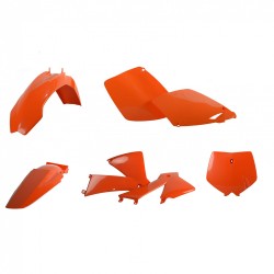 Kit plastice POLISPORT 90651 Orange Ktm Kit plastice POLISPORT 90651 Orange Ktm
