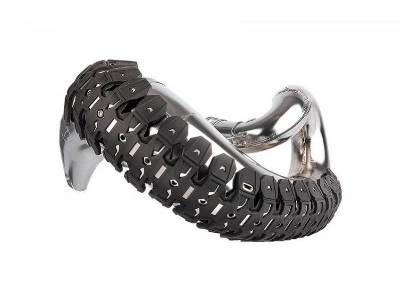 Exhaust pipe guard POLISPORT ARMADILLO 8469200001 Negru