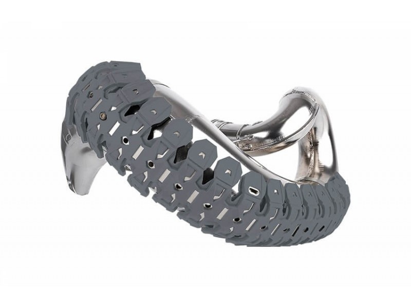 Exhaust pipe guard POLISPORT ARMADILLO 8469200005 Nardo Grey