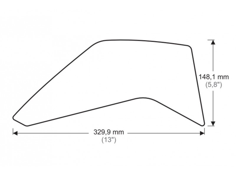 Side tank pad PUIG SPECIFIC 20075N Negru Side tank pad PUIG SPECIFIC 20075N Negru