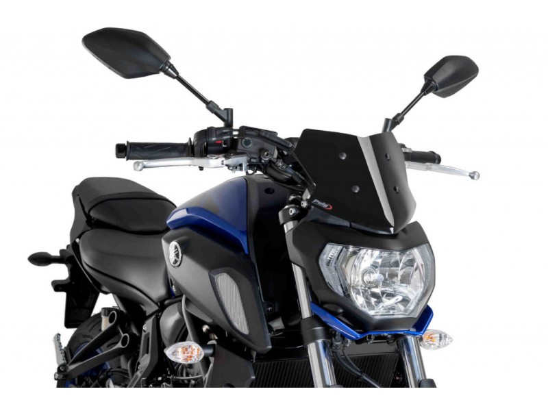 Windshield PUIG NEW. GEN SPORT 9666N Negru