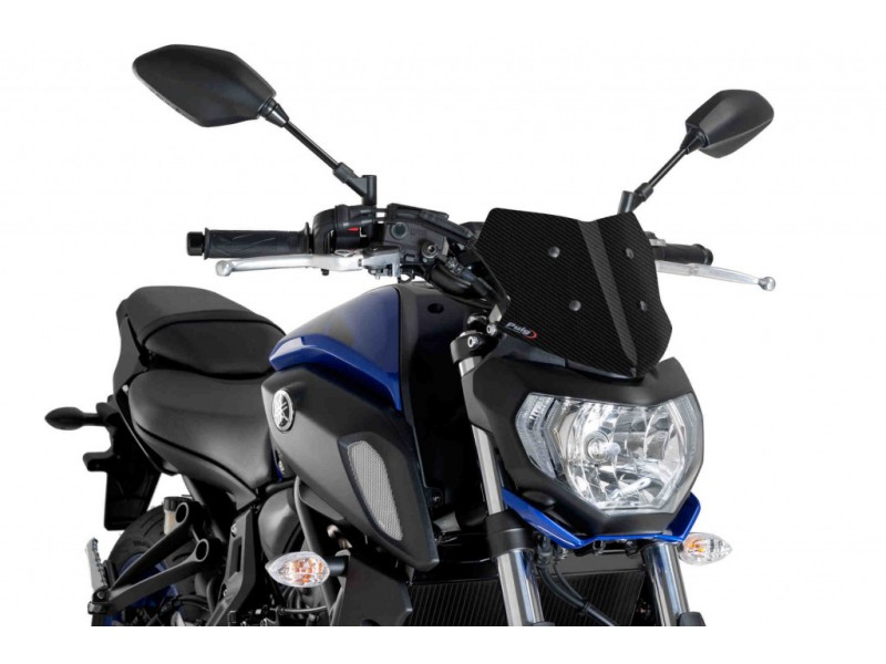 Windshield PUIG NEW. GEN SPORT 9666C carbon look