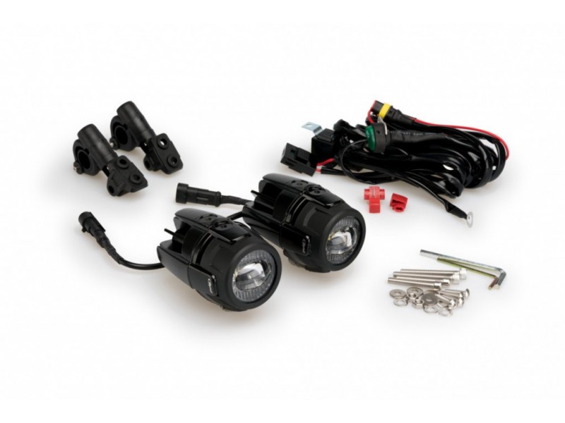 Auxiliary LED lights PUIG 3489N Negru homologated, set Auxiliary LED lights PUIG 3489N Negru homologated, set