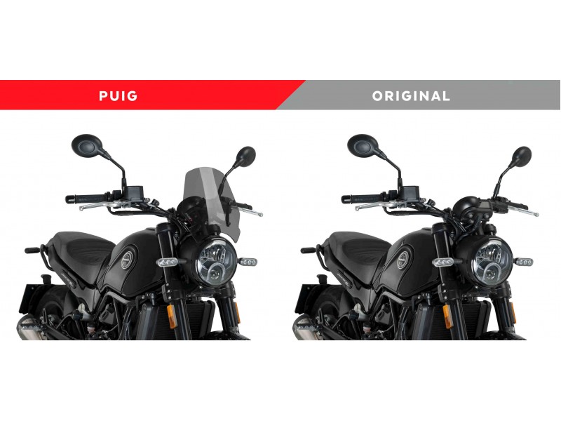 Windshield PUIG NEW. GEN SPORT 9747H smoke Windshield PUIG NEW. GEN SPORT 9747H smoke