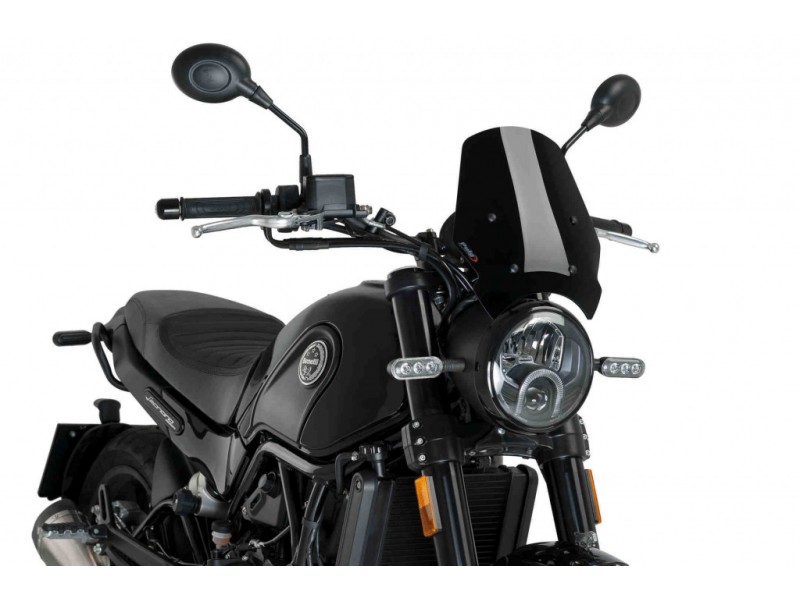 Windshield PUIG NEW. GEN SPORT 9747N Negru