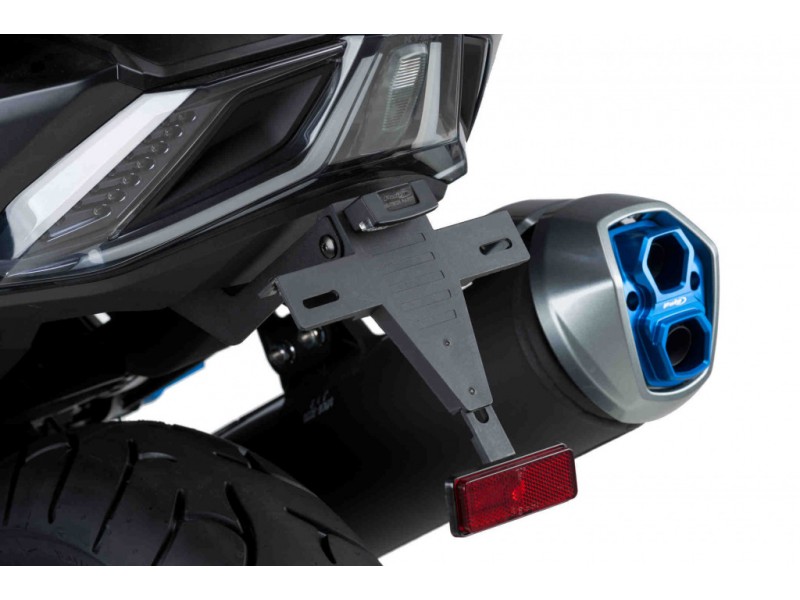 Adjustable license support PUIG 9534N Negru