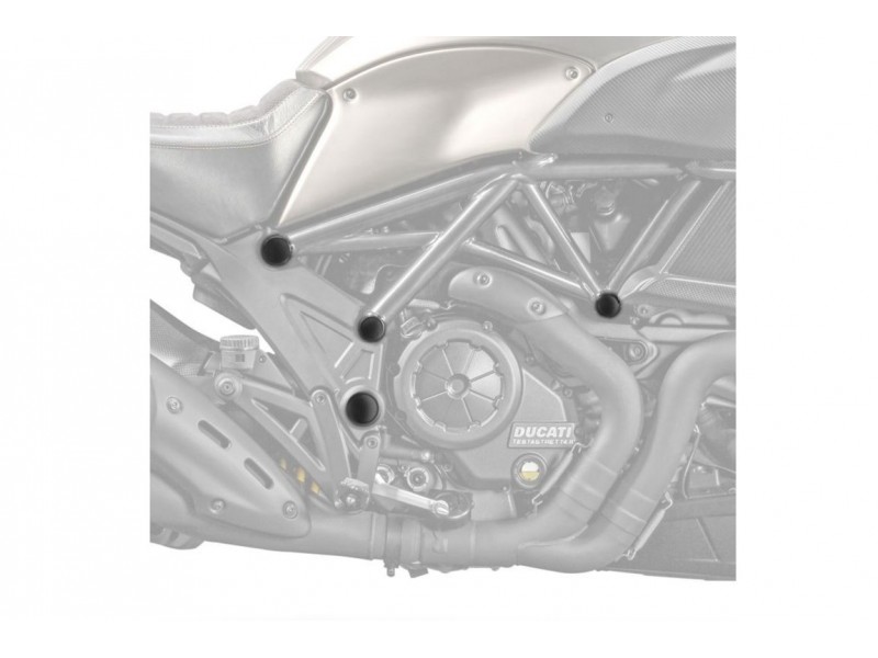 Chassis cap covers PUIG 9611N Negru