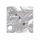 Chassis cap covers PUIG 9778N Negru