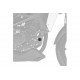 Chassis cap covers PUIG 9801N Negru