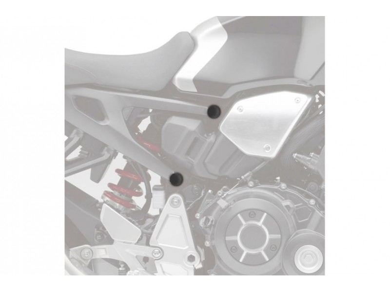 Chassis cap covers PUIG 9809N Negru