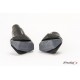 Frame sliders PUIG R12 9708N black with grey rubber Frame sliders PUIG R12 9708N black with grey rubber