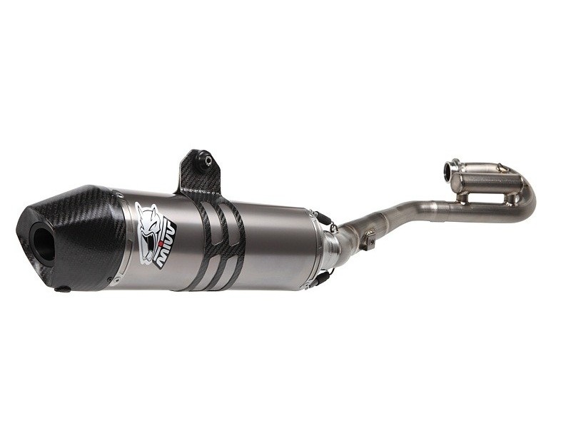 Sistem de evacuare complet 1x1 MIVV OVAL M.YA.024.S4C.F Titan / Capac Carbon