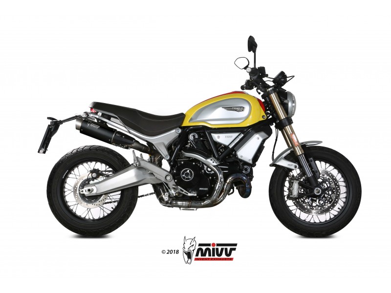 Kit 2 evacuari MIVV GP PRO D.038.LXBP negru otel