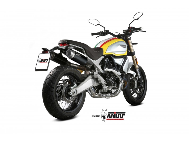 Kit 2 evacuari MIVV GP PRO D.038.LXBP negru otel