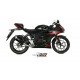 Sistem de evacuare complet 1x1 MIVV DELTA RACE S.055.LDRB negru otel Sistem de evacuare complet 1x1 MIVV DELTA RACE S.055.LDRB negru otel