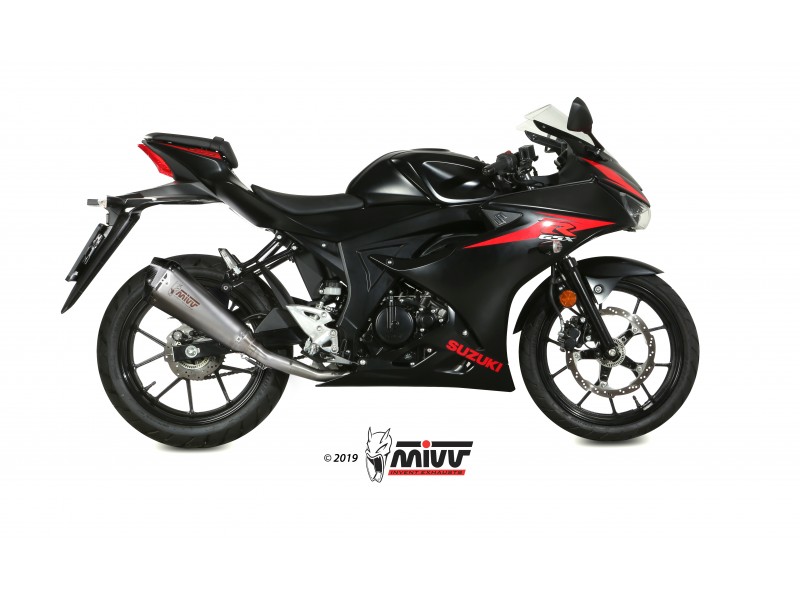Sistem de evacuare complet 1x1 MIVV DELTA RACE S.055.LDRX Stainless Steel / Carbon cap