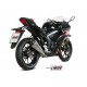 Sistem de evacuare complet 1x1 MIVV DELTA RACE S.055.LDRX Stainless Steel / Carbon cap