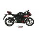 Sistem de evacuare complet 1x1 MIVV GP PRO S.055.LXBP negru otel Sistem de evacuare complet 1x1 MIVV GP PRO S.055.LXBP negru otel