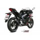 Sistem de evacuare complet 1x1 MIVV GP PRO S.055.LXBP negru otel Sistem de evacuare complet 1x1 MIVV GP PRO S.055.LXBP negru otel