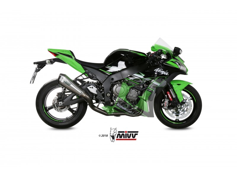 Sistem de evacuare complet 4x2x1 MIVV DELTA RACE R.KA.0006.SDRT Full Titan / Capac Carbon
