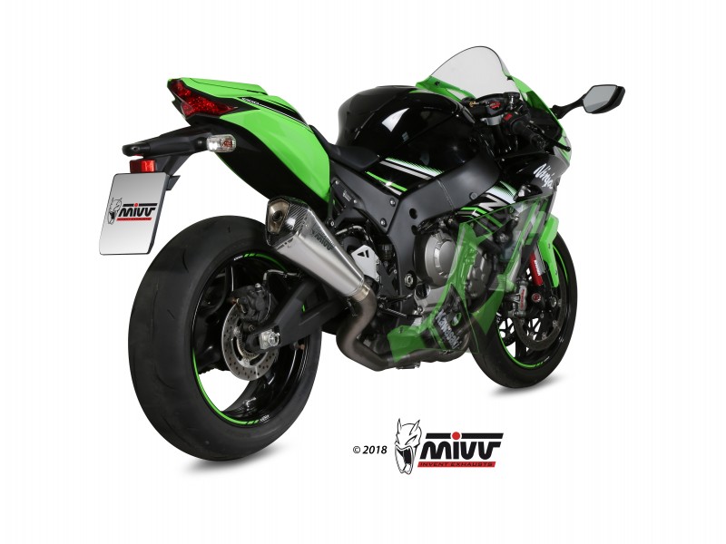Sistem de evacuare complet 4x2x1 MIVV DELTA RACE R.KA.0006.SDRT Full Titan / Capac Carbon