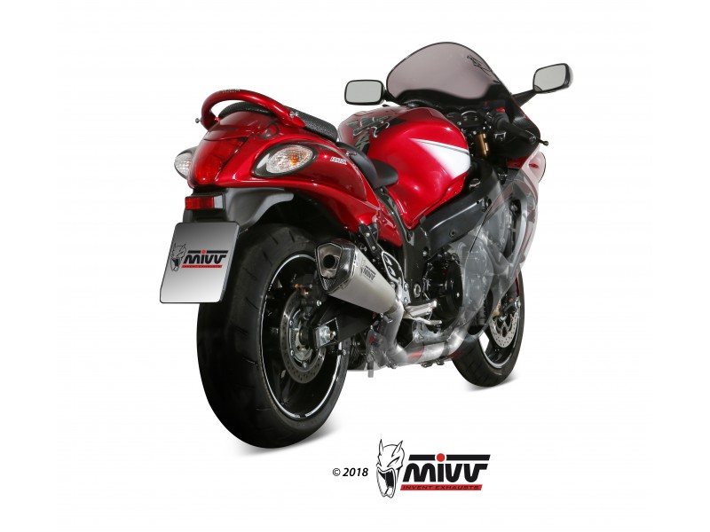 Sistem de evacuare complet 4x2x1 MIVV DELTA RACE R.SU.0002.SDRT Full Titan / Capac Carbon