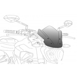 Windshield PUIG NEW. GEN SPORT 9702H smoke Windshield PUIG NEW. GEN SPORT 9702H smoke