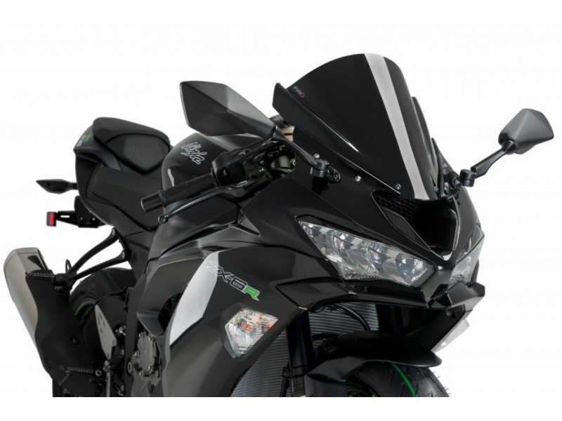 Windscreen PUIG RACING 3177N Negru