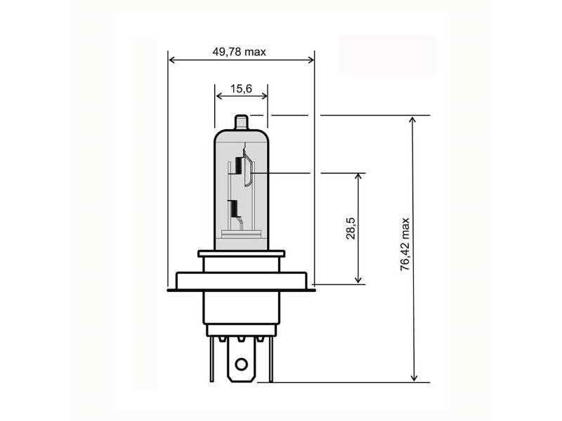 Bec RMS FLOSSER 246510181 Albastru hs1 12V 35/35W