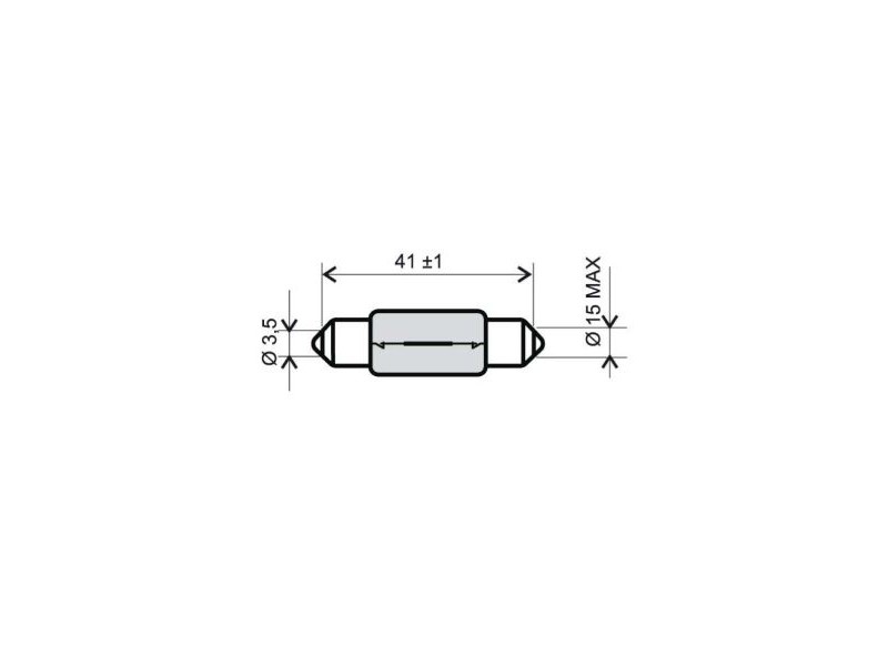 Bec RMS FLOSSER 246510126 6V-15W T 15x42 Bec RMS FLOSSER 246510126 6V-15W T 15x42