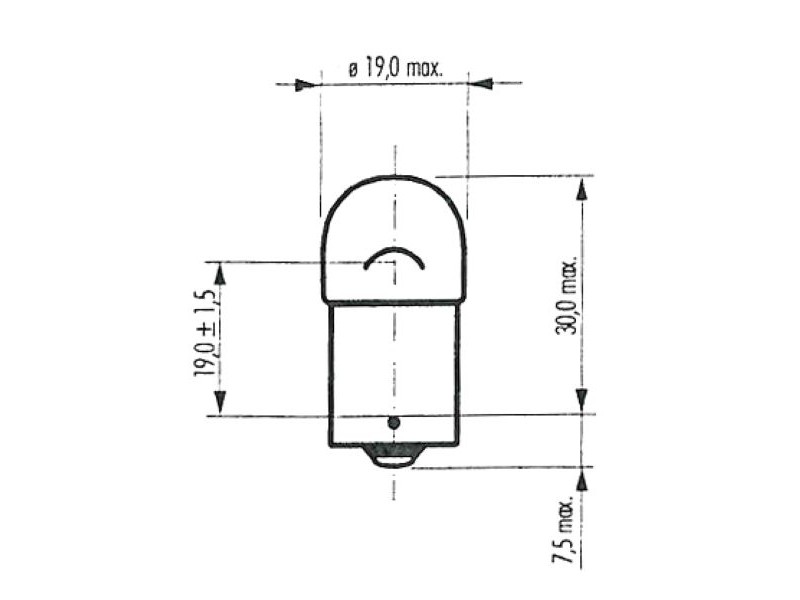 Bec RMS FLOSSER 246510656 Alb 6V 10W ba15s