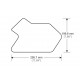 Tank side protectors PUIG ANTI-SLIP 20063N Negru