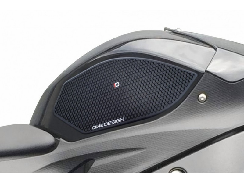 Tank side protectors PUIG ANTI-SLIP 20065N Negru