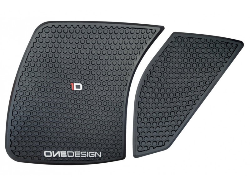 Tank side protectors PUIG ANTI-SLIP 20067N Negru