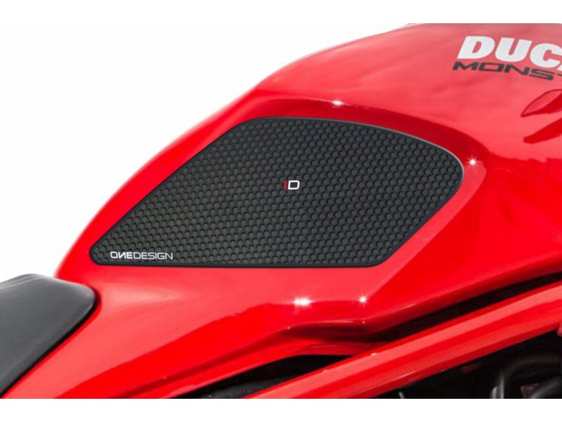 Tank side protectors PUIG ANTI-SLIP 20068N Negru