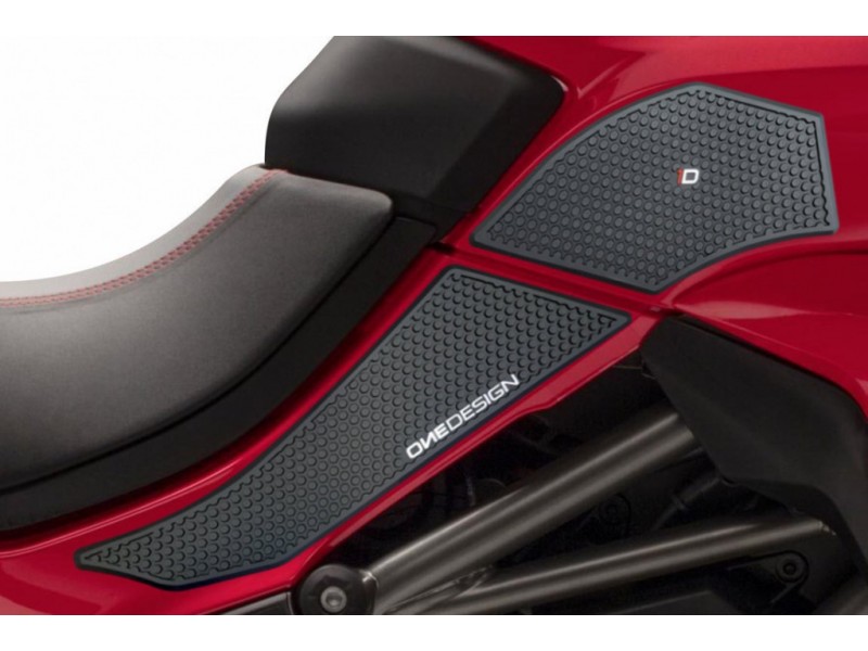 Tank side protectors PUIG ANTI-SLIP 20069N Negru