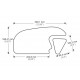 Tank side protectors PUIG ANTI-SLIP 20072N Negru