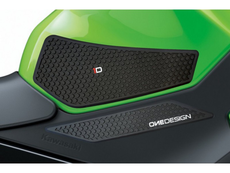 Tank side protectors PUIG ANTI-SLIP 20076N Negru