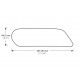 Tank side protectors PUIG ANTI-SLIP 20078N Negru