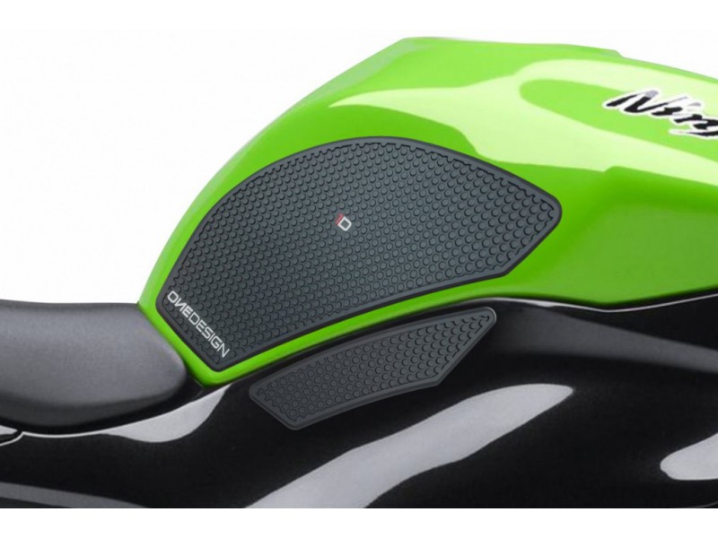 Tank side protectors PUIG ANTI-SLIP 20080N Negru