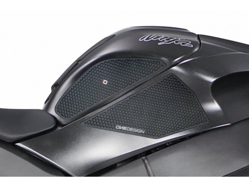 Tank side protectors PUIG ANTI-SLIP 20081N Negru