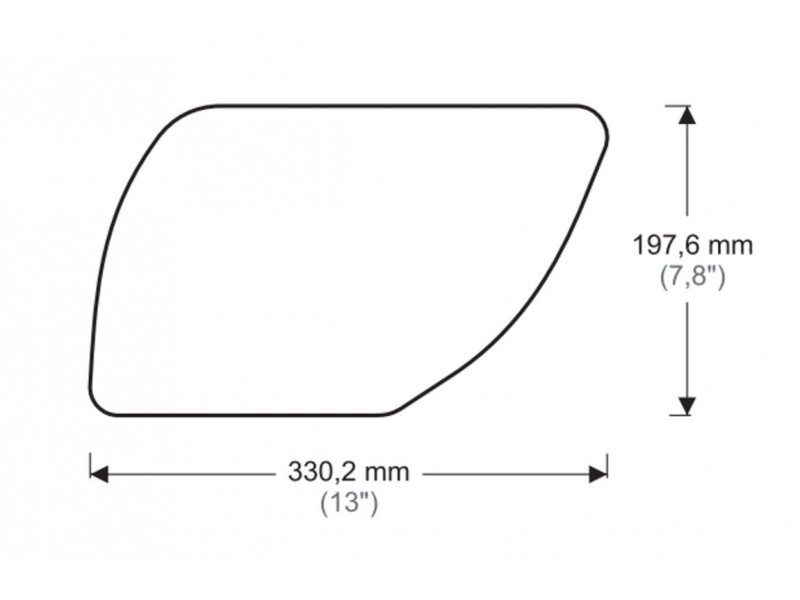 Tank side protectors PUIG ANTI-SLIP 20082N Negru