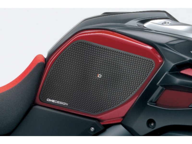 Tank side protectors PUIG ANTI-SLIP 20082N Negru
