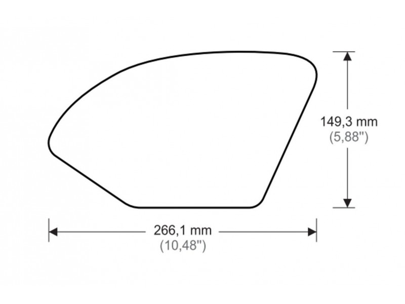 Tank side protectors PUIG ANTI-SLIP 20084N Negru