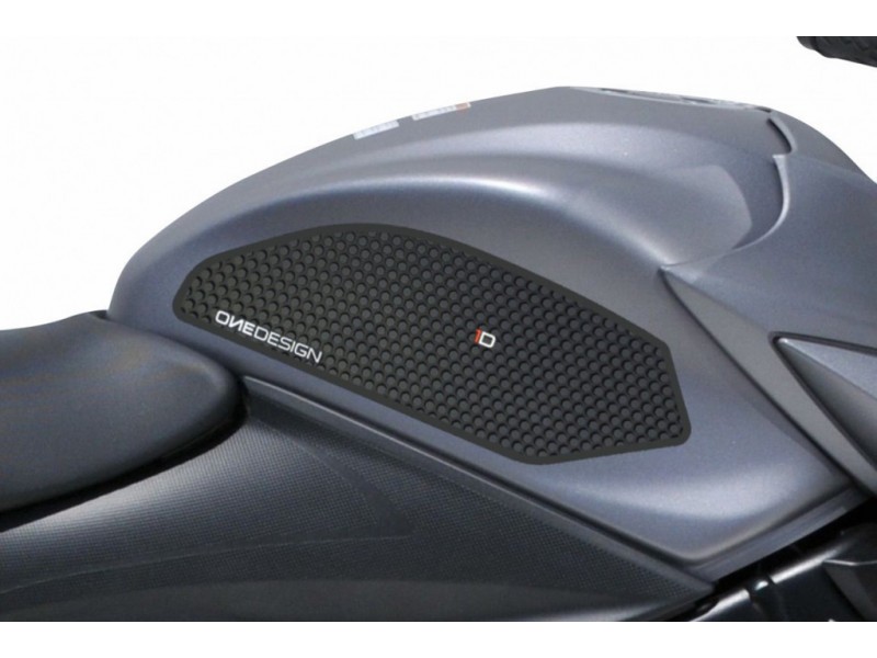 Tank side protectors PUIG ANTI-SLIP 20086N Negru