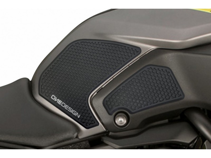 Tank side protectors PUIG ANTI-SLIP 20089N Negru