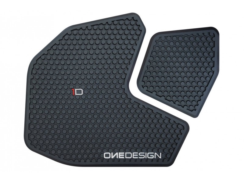 Tank side protectors PUIG ANTI-SLIP 20090N Negru