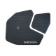 Tank side protectors PUIG ANTI-SLIP 20090N Negru