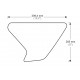 Tank side protectors PUIG ANTI-SLIP 20093N Negru